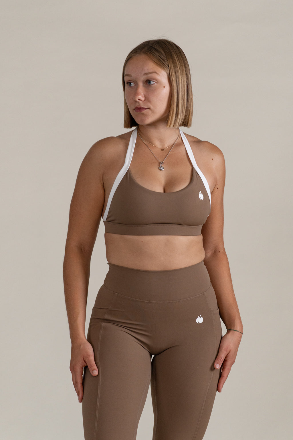 "STYLE" Športni nedrček - Mocha