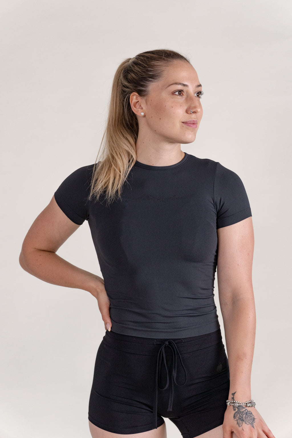 "BASE" Soft Shirt - Črna