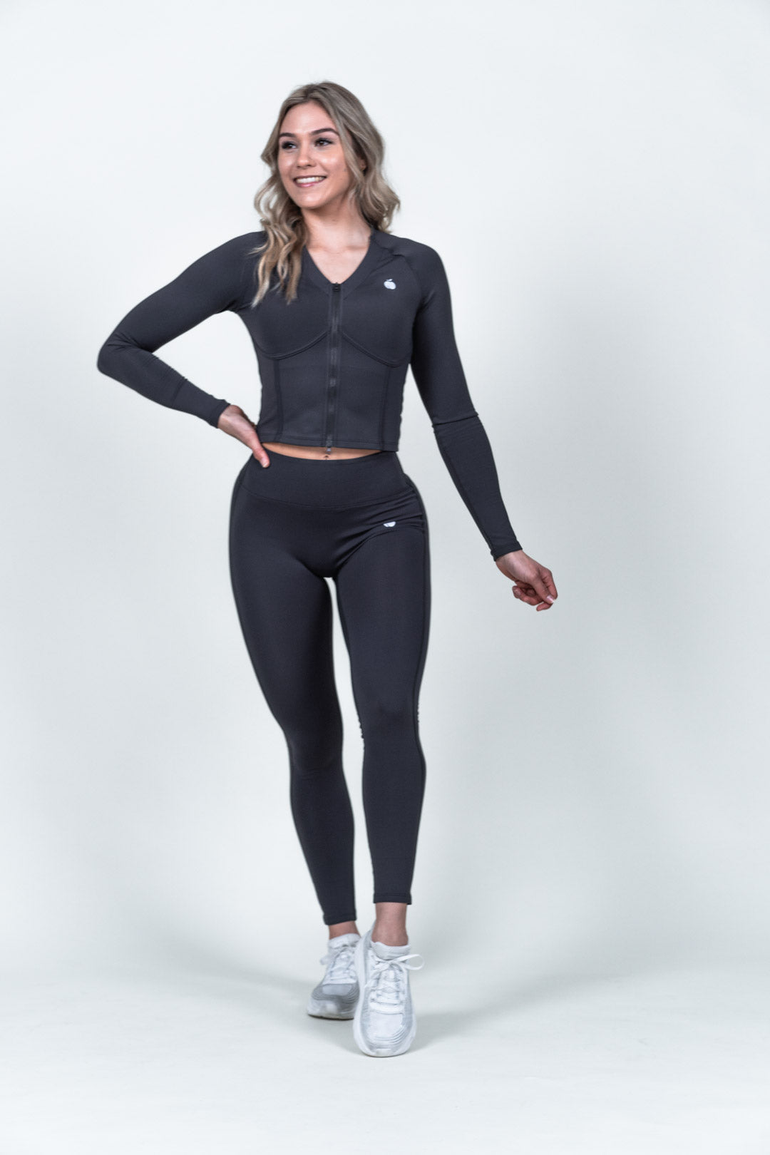 “STYLE” Winter Crop Jopa Zip - Dark Gray