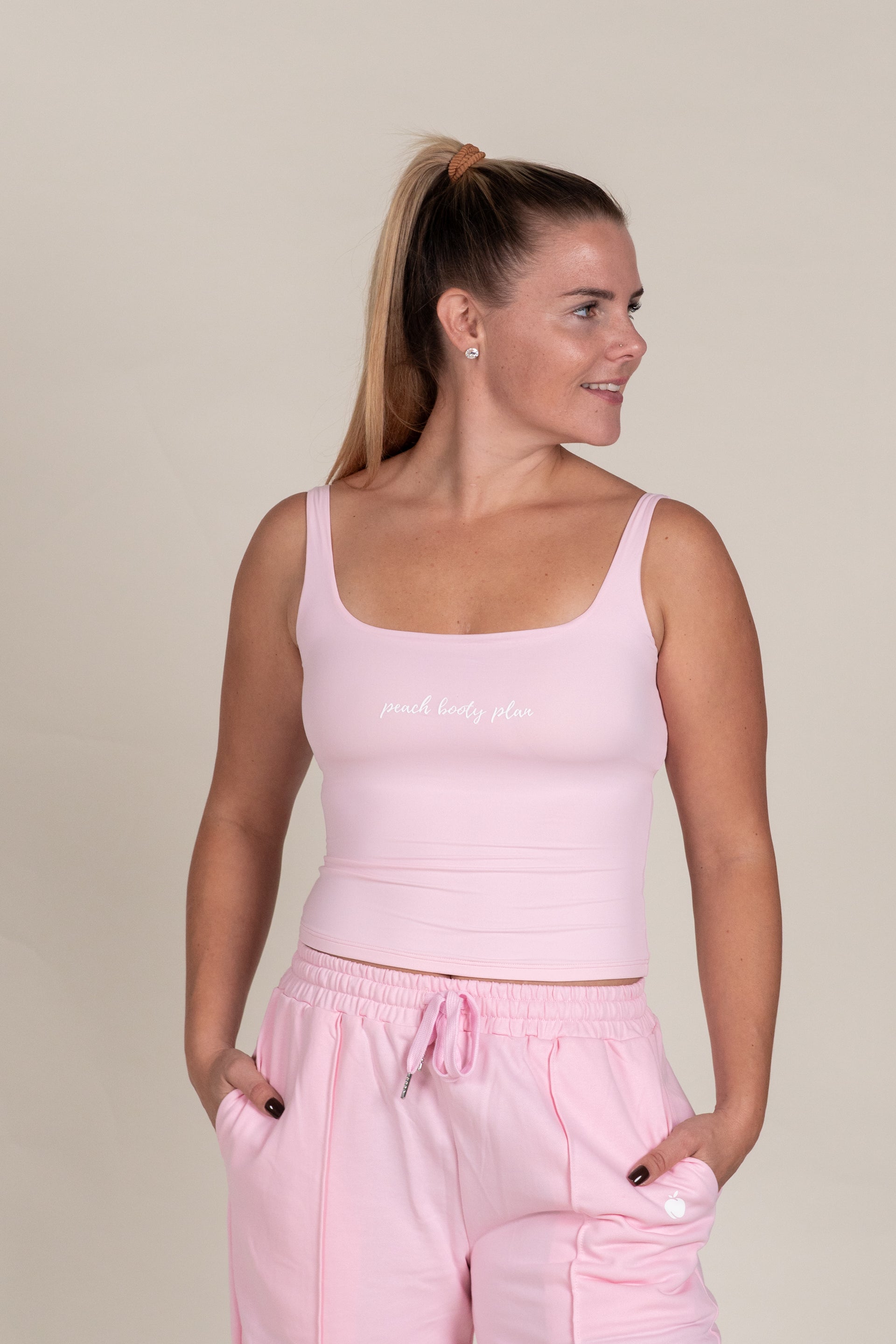 “BASE” Seamless Tank Top - Baby Roza