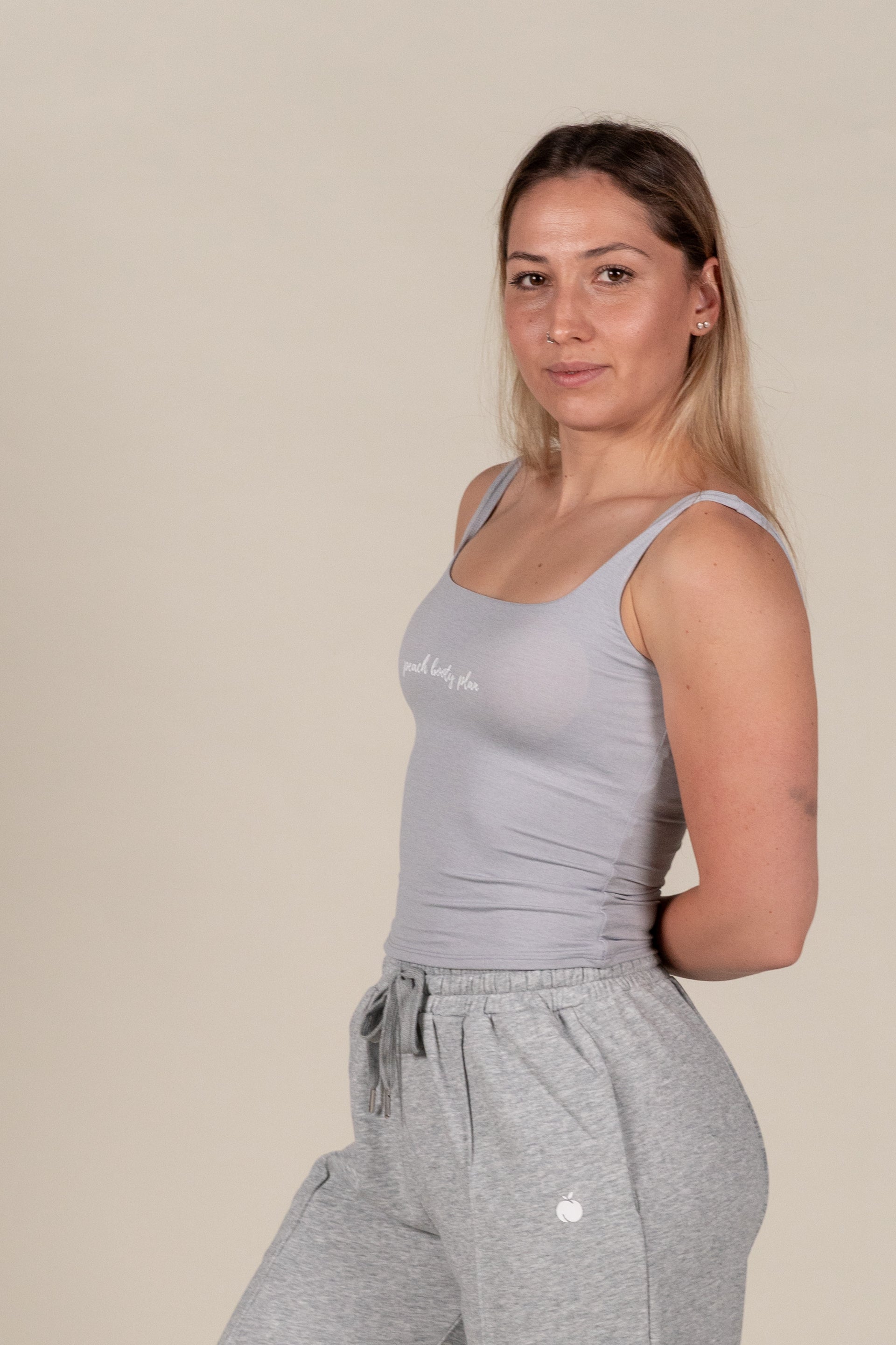 “BASE” Seamless Tank Top - Siva