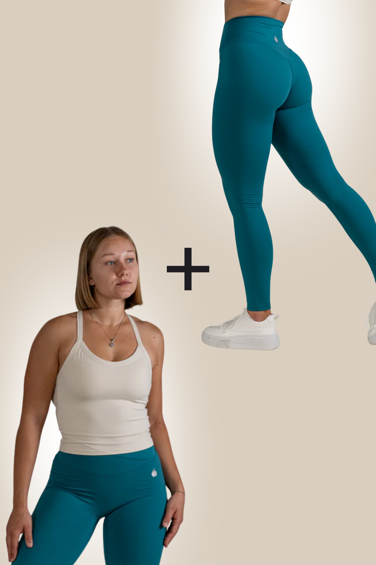 "OCEAN" SET : Pajkice + Cross Top