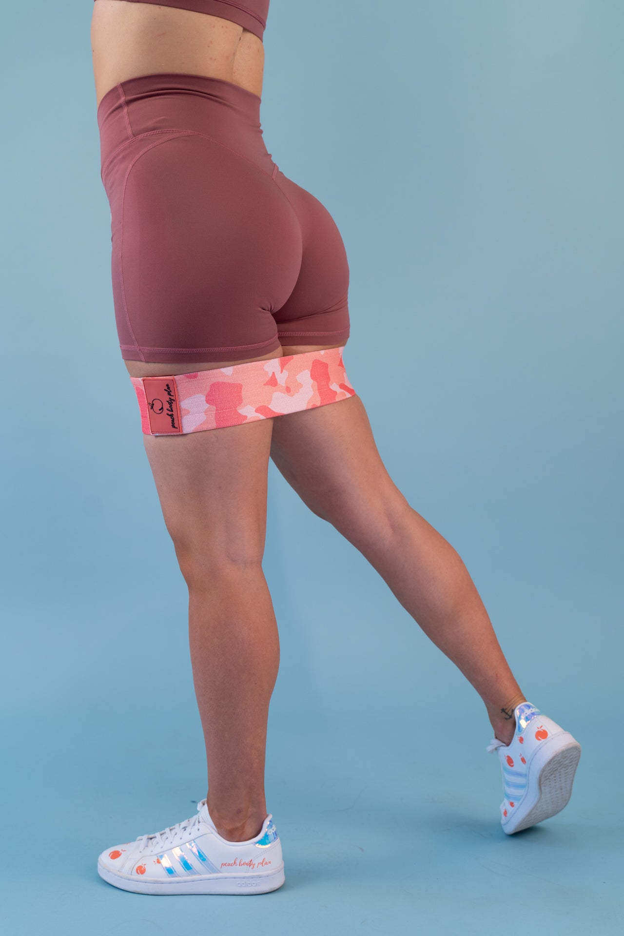 Elastika za vadbo - Peach Camo (STRONG)