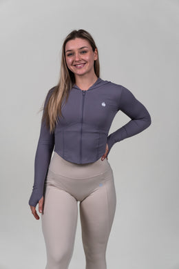 SHAPE Dolga Jopa ZIP - Viola