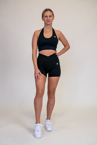 “BASE” V-waist Kratke hlače - Black