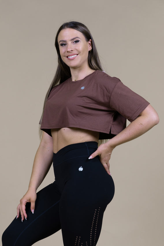 ''Movement Air Pro'' Crop Top - Brown