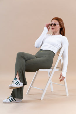 RibbedFlare-Leggings-Olive-7